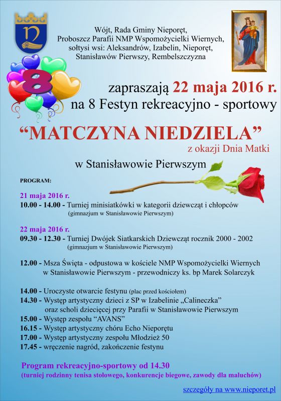 matczyna niedziela plakat