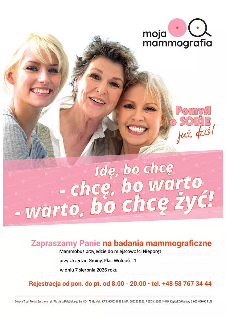 plakat mammografia