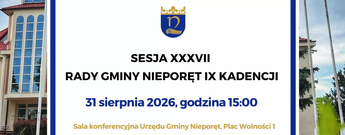 grafika z tekstem o sesji 