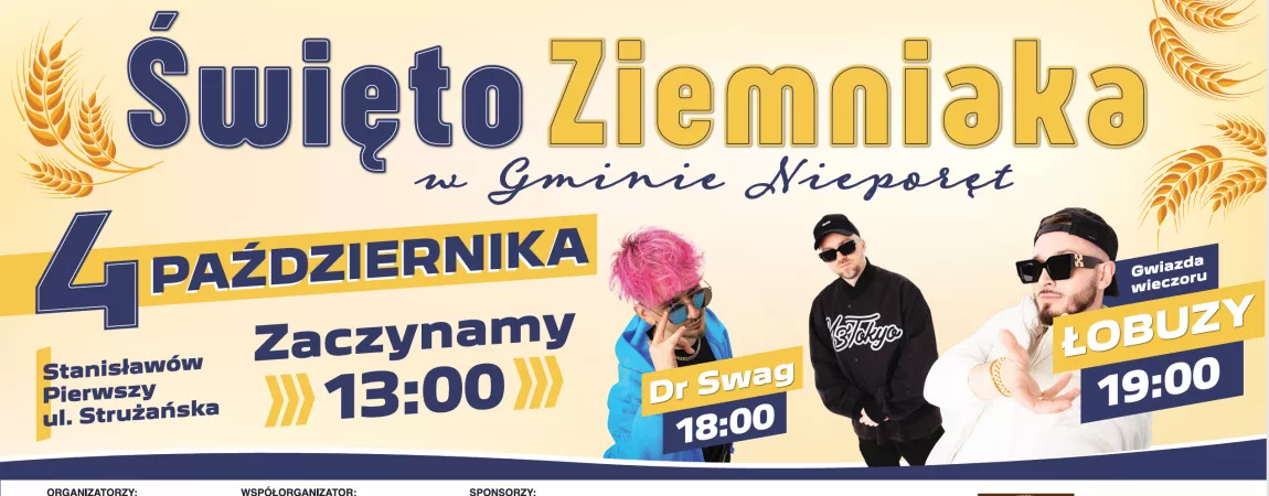 plakat dotyczący Święta Ziemniaka 2026