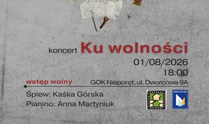 Plakat Koncert Ku Wolności