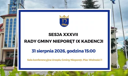 grafika z tekstem o sesji 