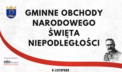 pakat z tekstem o programem uczoczystości i obchodów Narodowego Święra Niepodległości