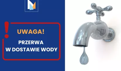 baner przerwa w dostawie wody