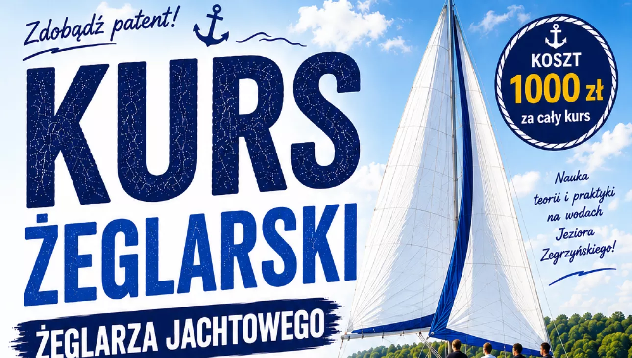 Plakat Kurs Żeglarski