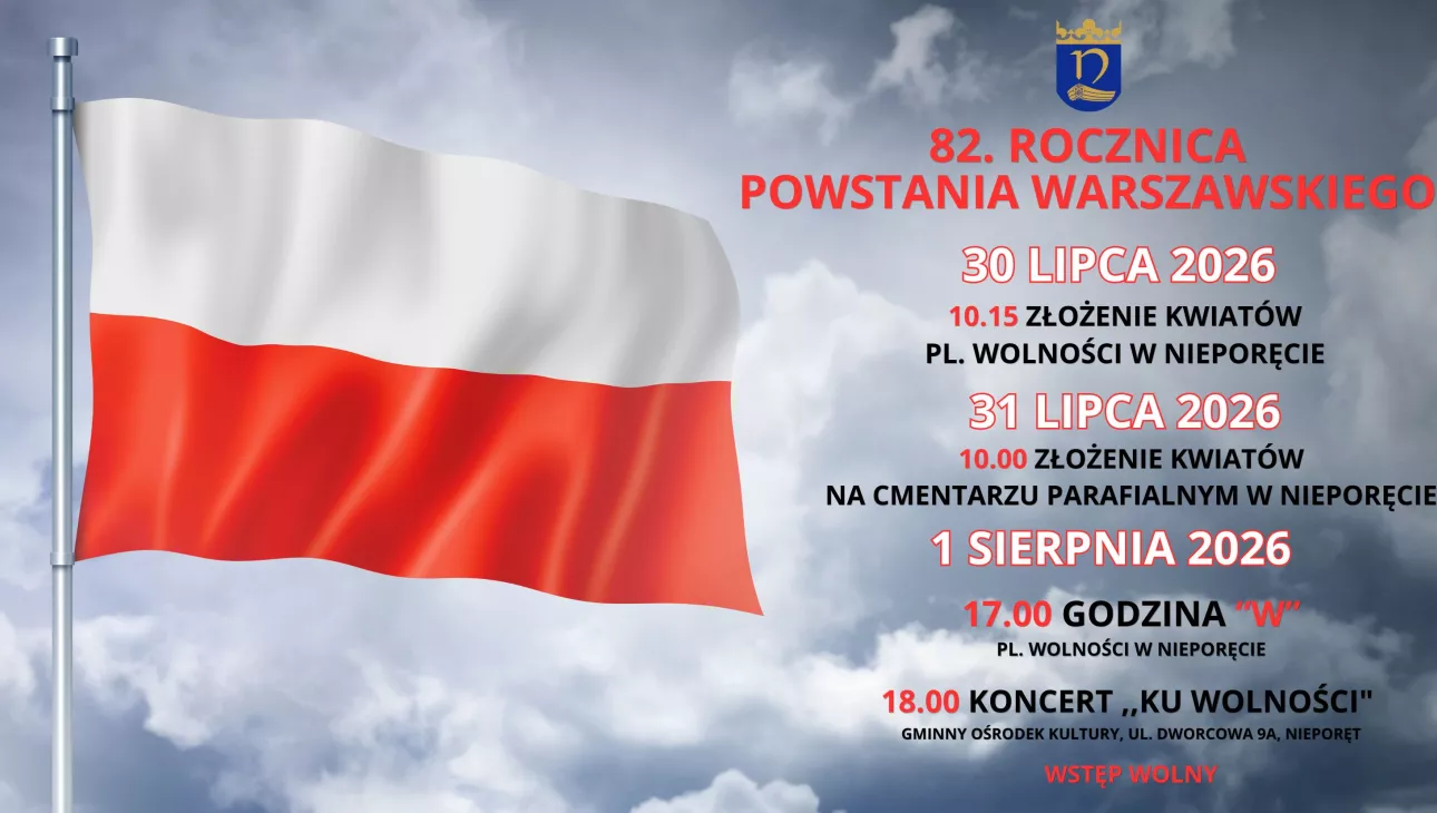 plakat 82. Rocznicy Powstania Warszawskiego