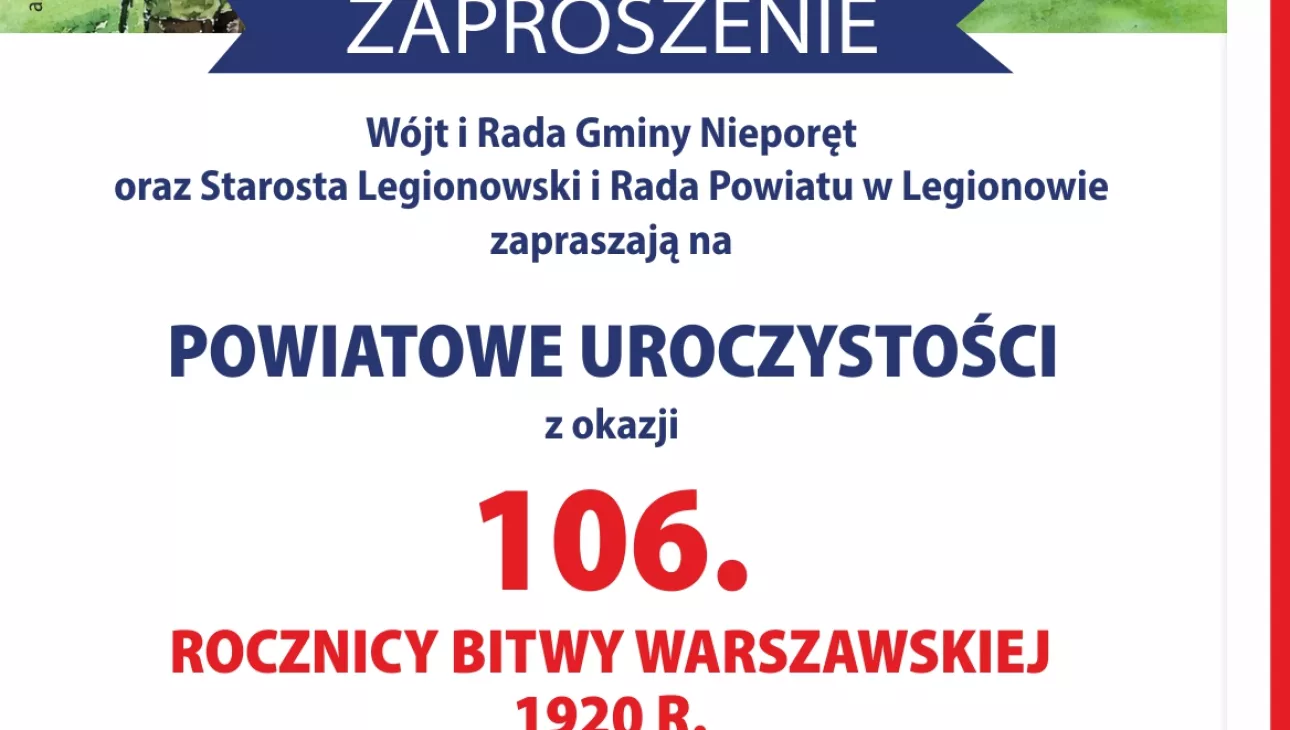 Plakat Uroczystości