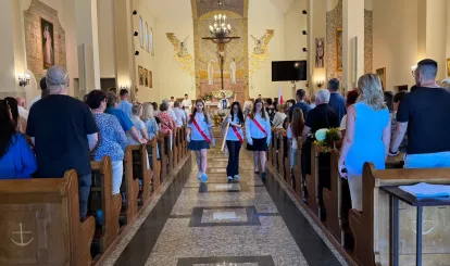 15 sierpnia 2026 r. - Uroczysta Msza Święta w kościele w Stanisławowie Pierwszym, celebrowana przez Księdza Proboszcza Tomasza Osiadacza