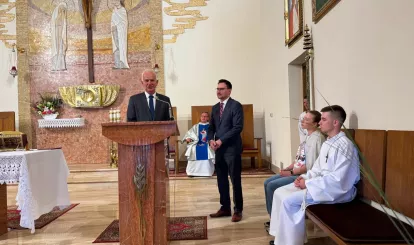 15 sierpnia 2026 r. - Uroczysta Msza Święta w kościele w Stanisławowie Pierwszym, celebrowana przez Księdza Proboszcza Tomasza Osiadacza