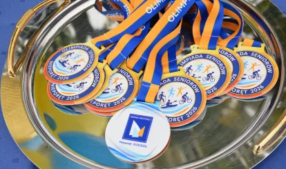 Olimpiada Seniorów Nieporęt 2026 - zakończenie imprezy sportowej, wręczenie nagród drużynom