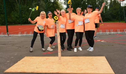 Olimpiada Seniorów Nieporęt 2026 - reprezentacja miasta Marki - budowanie wieży