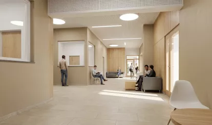 Budynek urzędu przejdzie metamorfozę - wizualizacja przygotowana przez architekta