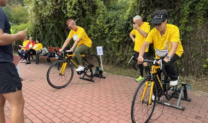 Olimpiada Seniorów Nieporęt 2026 - reprezentacja Legionowa - konkurencja rower stacjonarny