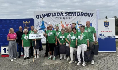 Olimpiada Seniorów Nieporęt 2026 - zakończenie imprezy sportowej, wręczenie nagród drużynom