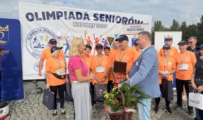 Olimpiada Seniorów Nieporęt 2026 - zakończenie imprezy sportowej, wręczenie nagród drużynom