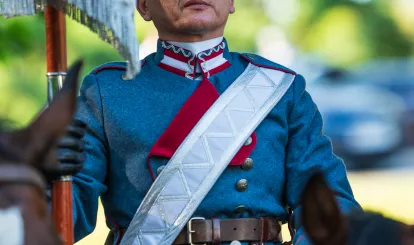 Uroczystości z okazji 106. rocznicy Bitwy Warszawskiej przy pomniku 28. Pułku Strzelców Kaniowskich w Wólce Radzymińskiej – wspólnie oddaliśmy hołd bohaterom - fot. Olo Wąsik
