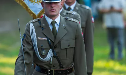 Uroczystości z okazji 106. rocznicy Bitwy Warszawskiej przy pomniku 28. Pułku Strzelców Kaniowskich w Wólce Radzymińskiej – wspólnie oddaliśmy hołd bohaterom - fot. Olo Wąsik