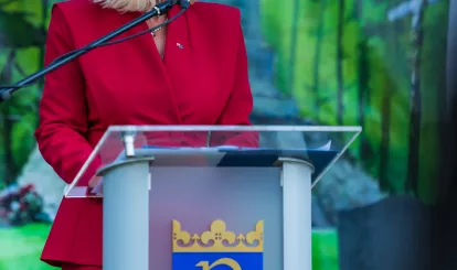 Uroczystości z okazji 106. rocznicy Bitwy Warszawskiej przy pomniku 28. Pułku Strzelców Kaniowskich w Wólce Radzymińskiej – wspólnie oddaliśmy hołd bohaterom - fot. Olo Wąsik