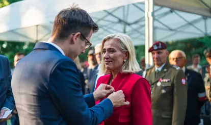 Uroczystości z okazji 106. rocznicy Bitwy Warszawskiej przy pomniku 28. Pułku Strzelców Kaniowskich w Wólce Radzymińskiej – wspólnie oddaliśmy hołd bohaterom - fot. Olo Wąsik