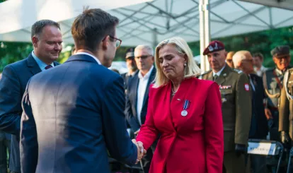 Uroczystości z okazji 106. rocznicy Bitwy Warszawskiej przy pomniku 28. Pułku Strzelców Kaniowskich w Wólce Radzymińskiej – wspólnie oddaliśmy hołd bohaterom - fot. Olo Wąsik