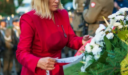Uroczystości z okazji 106. rocznicy Bitwy Warszawskiej przy pomniku 28. Pułku Strzelców Kaniowskich w Wólce Radzymińskiej – wspólnie oddaliśmy hołd bohaterom - fot. Olo Wąsik