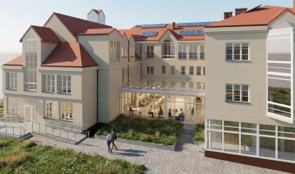 Budynek urzędu przejdzie metamorfozę - wizualizacja przygotowana przez architekta