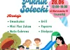 Kolorowy plakat przedstawiający bawiące się dzieci
