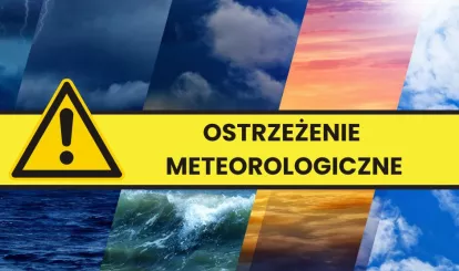 baner ostrzeżenie meteorologiczne